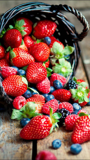 Berries Food Iphone Wallpaper
