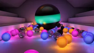 Best 3d Hd Glowing Marbles Wallpaper