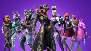 Best Fortnite Characters Groupie Wallpaper