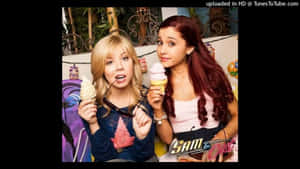 Best Friends Sam And Cat In Catstume Wallpaper