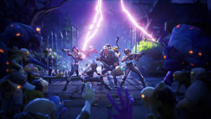 Best Lightning Scene In Fortnite Wallpaper