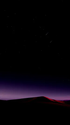 Best Oled Purple Sky Shooting Stars Wallpaper