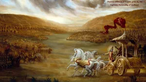 Bhagavad Gita Kurukshetra War Wallpaper
