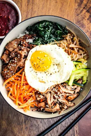 Bibimbap - A Delicious Medley Of Flavor Wallpaper