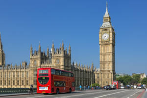 Big Ben And Vehicles Wallpaper