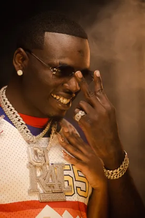 Big Boogie Making Hand Sign Wallpaper