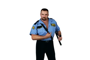 Big Boss Man Wrestling Pose Wallpaper