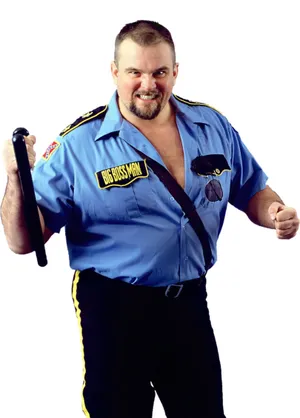 Big Boss Man Wrestling Pose Wallpaper