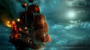 Big Brown Ship Best Hd Wallpaper