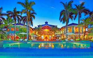 Big Caribbean Beach Resort Wallpaper