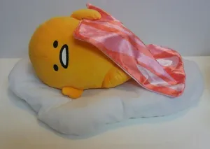 Big Gudetama In Office Wallpaper