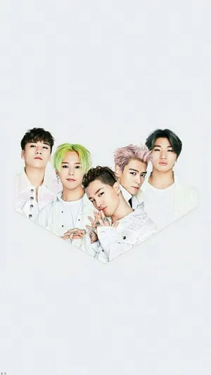 Bigbang All White Heart Wallpaper