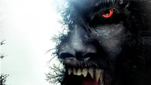 Bigfoot Scary Face With Trees Wallpaper