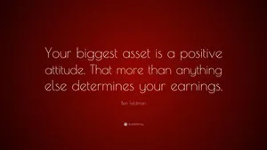 Biggest Asset Attitude 4k Wallpaper