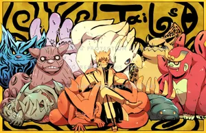 Bijuu Naruto Characters Fanart Wallpaper
