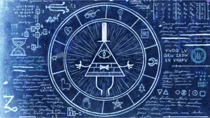 Bill Cipher Blueprint Wallpaper