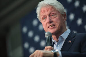 Bill Clinton Speech Close Up Wallpaper