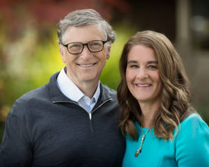 Bill Gates And His Wife Wallpaper