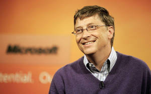 Bill Gates Focus Shot Wallpaper