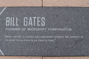 Bill Gates Founder Of Microsoft Corporation Wallpaper