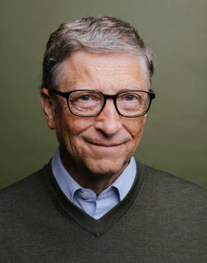 Bill Gates Portrait Wallpaper