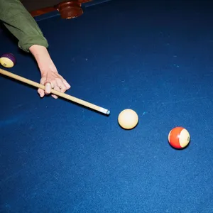 Billiards Cue Ball Targeting Another Ball Wallpaper