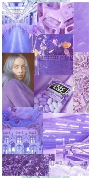 Billie Eilish Showcasing Her Vibrant Style Wallpaper