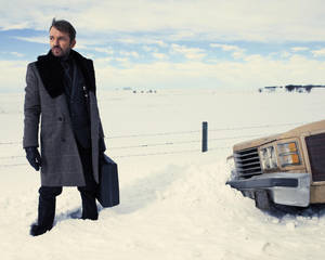 Billy Bob Thornton As 'lorne Malvo' In The Popular Tv Series Fargo. Wallpaper