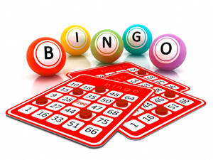 Bingo Balls With Red Cards Wallpaper
