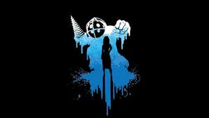 Bioshock Big Daddy Silhouette Wallpaper