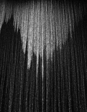 Black Abstract Ice Curtain Wallpaper