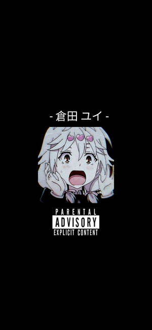 Black Aesthetic Anime Yui Kurata Wallpaper