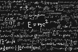 Black Aesthetic Physics Equation Wallpaper