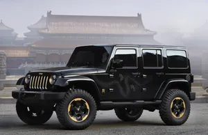 Black And Gold Jeep Wrangler Wallpaper
