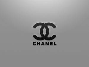 Black And Gray Chanel Logo Wallpaper