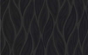 Black And Gray Leaf Like Pattern Wallpaper