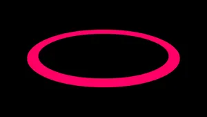 Black And Pink Aesthetic Ellipse Shape Wallpaper