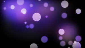 Black And Purple Aesthetic Bokeh Wallpaper