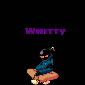 Black And Purple Whitty Wallpaper