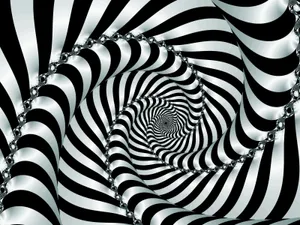 Black And White Cool Optical Illusions Wallpaper