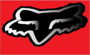 Black And White Fox Racing Logo Wallpaper