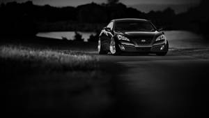 Black And White Hyundai Genesis Wallpaper