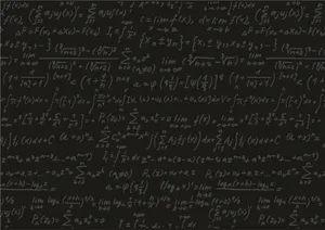 Black And White Math Board Wallpaper