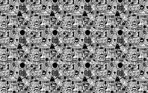 Black And White Patterns Wallpaper