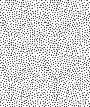 Black And White Polka Dot Pattern Wallpaper