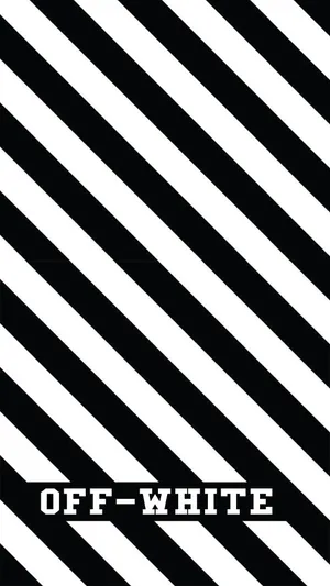 Black And White Stripe Off White Iphone Wallpaper