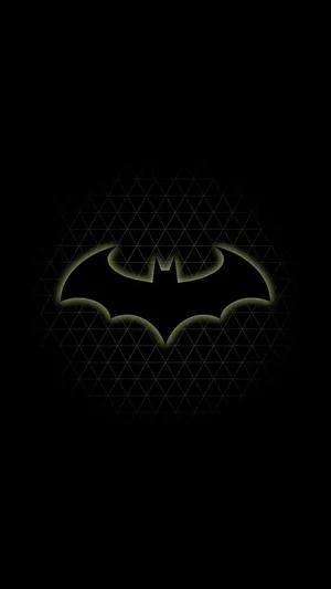 Black And Yellow Batman Dark Iphone Wallpaper