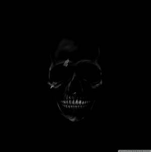 Black Android Skull Wallpaper