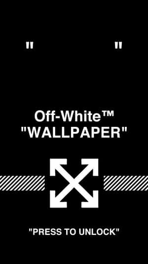 Black Background Off White Iphone Wallpaper