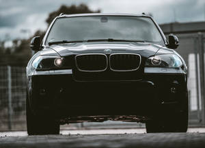 Black Bmw Convoy Car Wallpaper